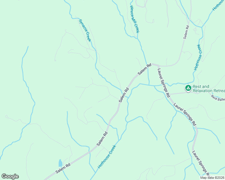 map of restaurants, bars, coffee shops, grocery stores, and more near 76 Twin Springs Road in Mineral Bluff