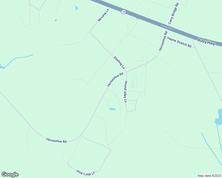 map of restaurants, bars, coffee shops, grocery stores, and more near 11 Bush Way Lane in Autryville