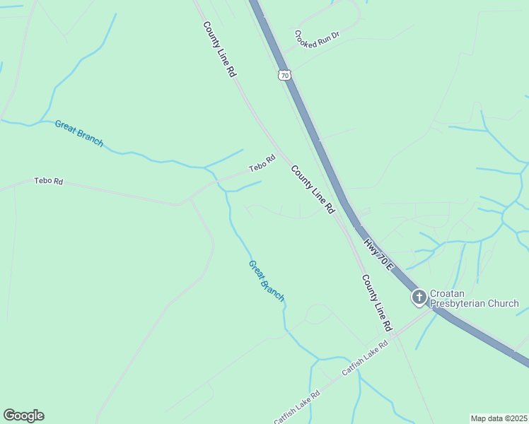 map of restaurants, bars, coffee shops, grocery stores, and more near 307 Croatan Woods Drive in New Bern