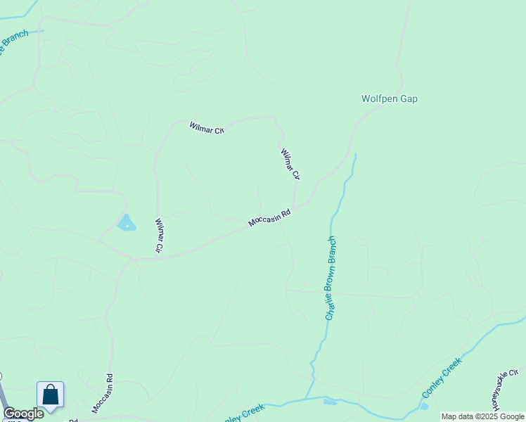 map of restaurants, bars, coffee shops, grocery stores, and more near 58 Durbin Road in Blairsville