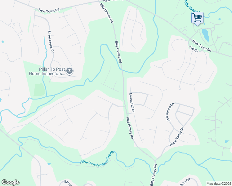 map of restaurants, bars, coffee shops, grocery stores, and more near 5306 Black Oak Lane in Waxhaw