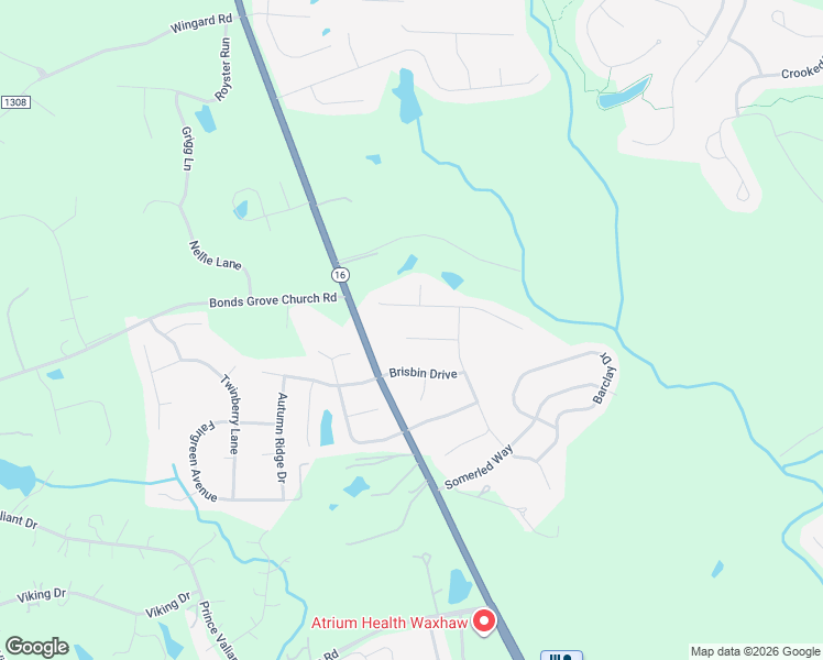 map of restaurants, bars, coffee shops, grocery stores, and more near 8128 Acacia Court in Waxhaw