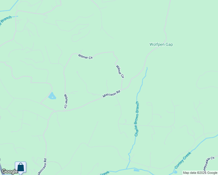 map of restaurants, bars, coffee shops, grocery stores, and more near 58 Durbin Road in Blairsville