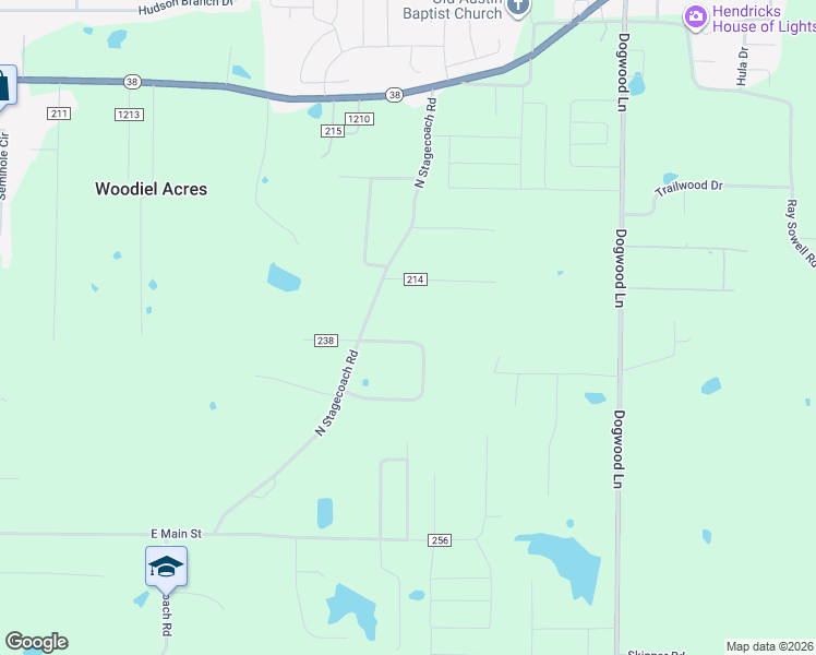 map of restaurants, bars, coffee shops, grocery stores, and more near 367 Windwood Loop in Cabot