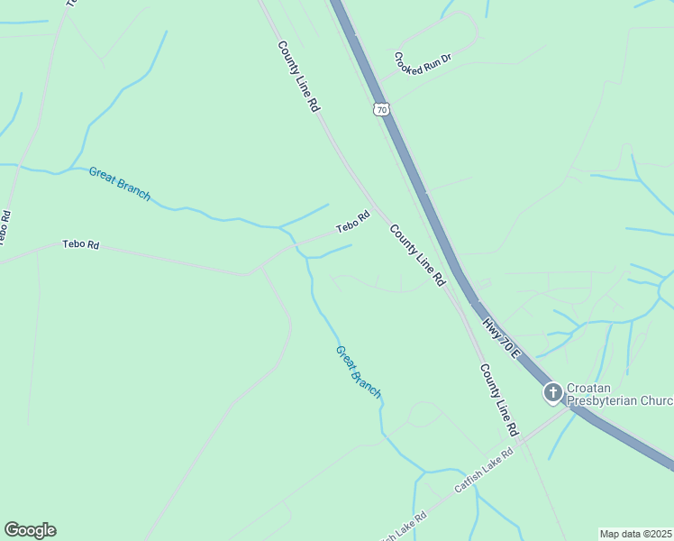 map of restaurants, bars, coffee shops, grocery stores, and more near 312 Croatan Woods Drive in New Bern