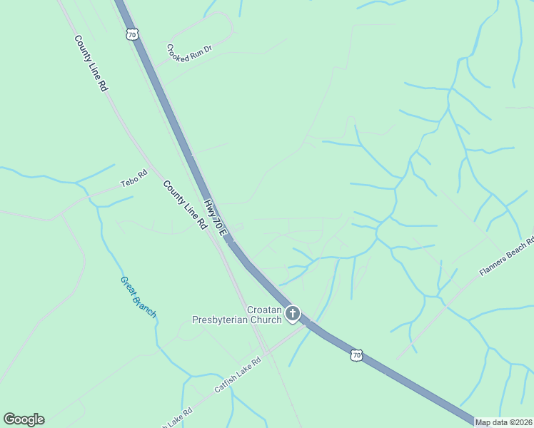 map of restaurants, bars, coffee shops, grocery stores, and more near 409 Peregrine Ridge Drive in New Bern