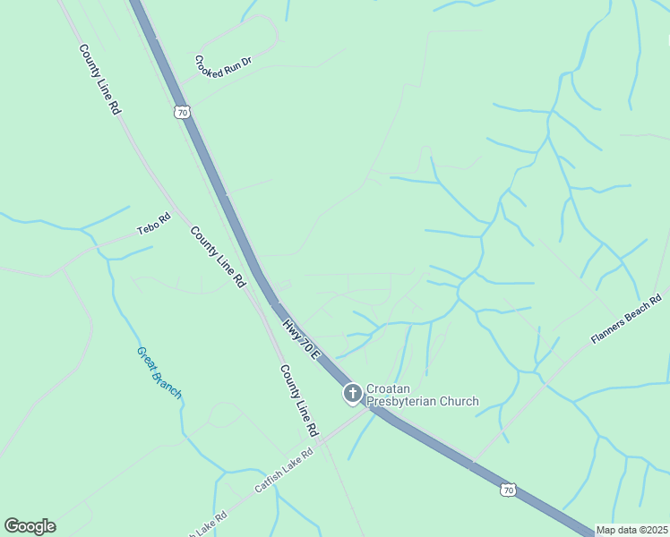 map of restaurants, bars, coffee shops, grocery stores, and more near 419 Peregrine Ridge Drive in New Bern