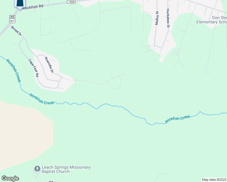 map of restaurants, bars, coffee shops, grocery stores, and more near 184 Meherrin Loop in Raeford