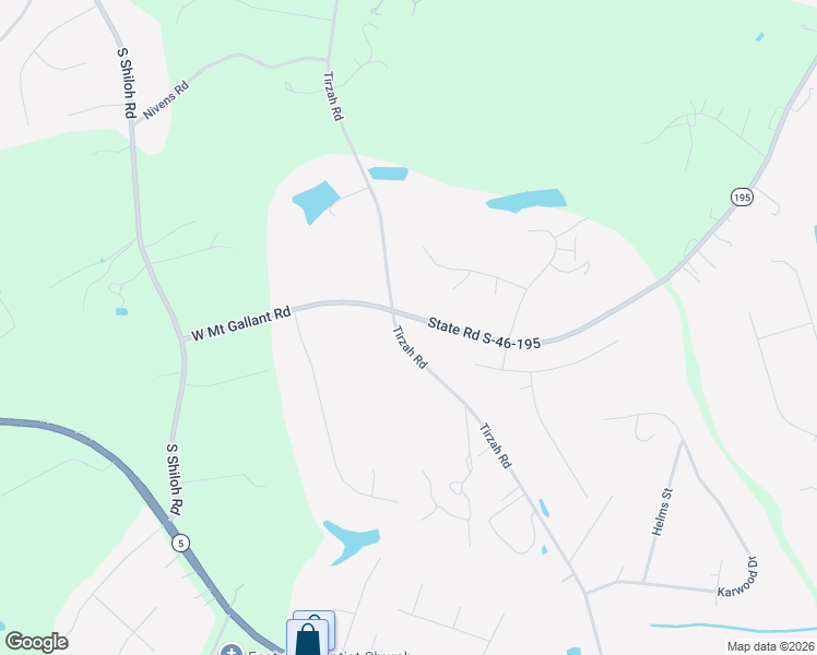 map of restaurants, bars, coffee shops, grocery stores, and more near 810 Tirzah Road in York