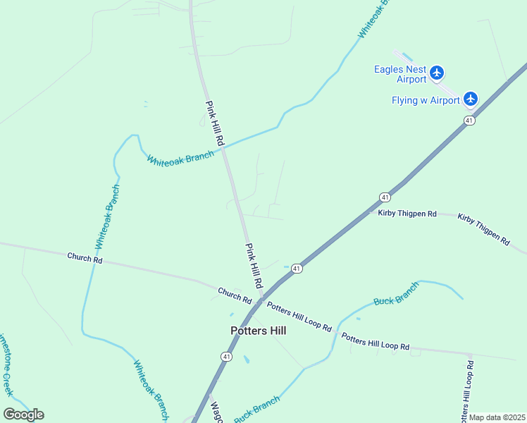 map of restaurants, bars, coffee shops, grocery stores, and more near 123 Pine Lane in Pink Hill