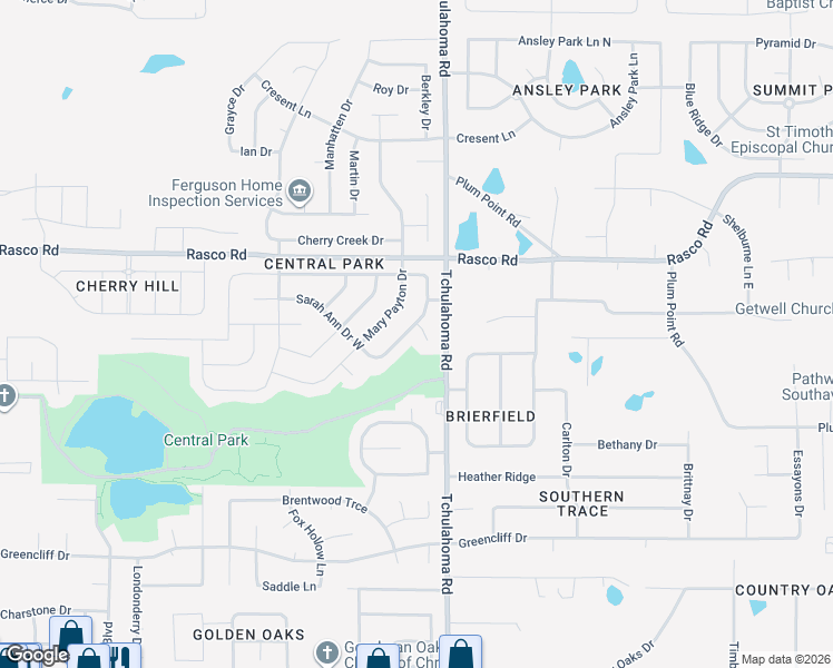 map of restaurants, bars, coffee shops, grocery stores, and more near 7804 Micah Cove in Southaven