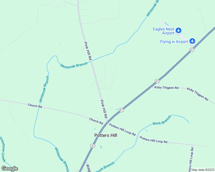 map of restaurants, bars, coffee shops, grocery stores, and more near 123 Pine Lane in Pink Hill