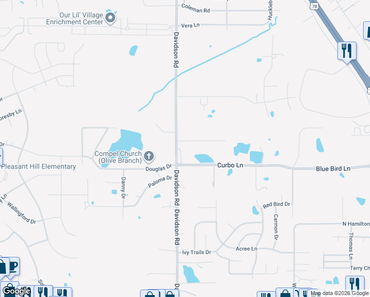 map of restaurants, bars, coffee shops, grocery stores, and more near in 