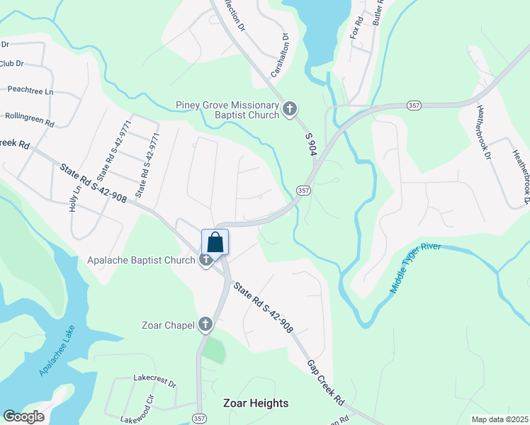 map of restaurants, bars, coffee shops, grocery stores, and more near 420 Ruby Ridge Tr in Lyman