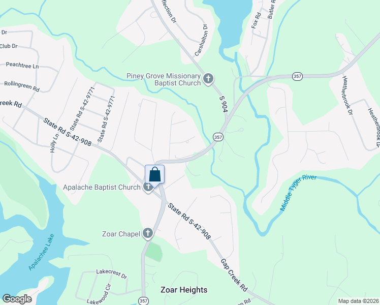 map of restaurants, bars, coffee shops, grocery stores, and more near 330 Canyon Ridge Tr in Lyman