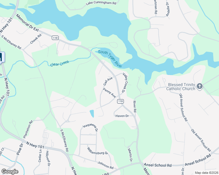 map of restaurants, bars, coffee shops, grocery stores, and more near 387 Gail Avenue in Greer