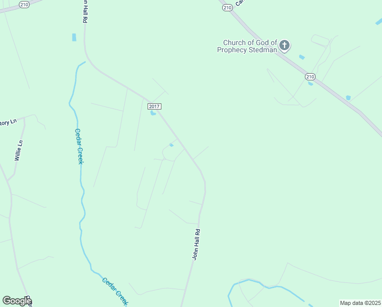 map of restaurants, bars, coffee shops, grocery stores, and more near 2799 John Hall Road in Fayetteville