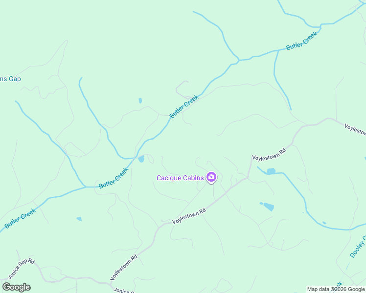 map of restaurants, bars, coffee shops, grocery stores, and more near 772 Hawksclaw Road in Morganton