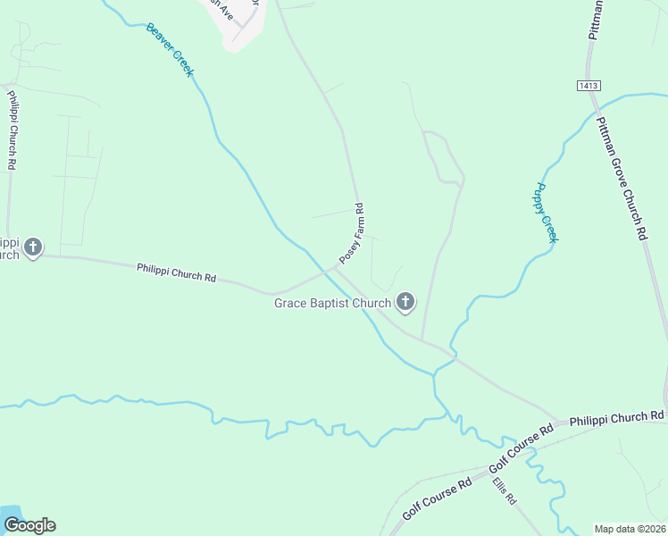 map of restaurants, bars, coffee shops, grocery stores, and more near Phillipi Church Road in Raeford