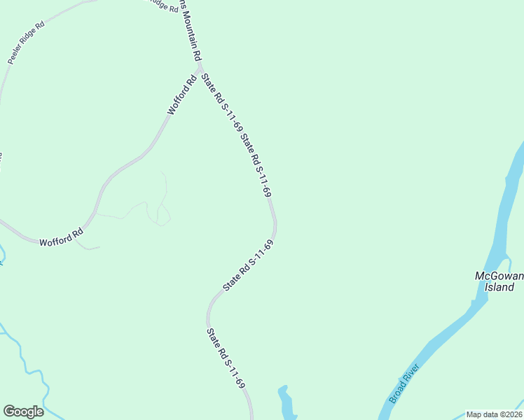 map of restaurants, bars, coffee shops, grocery stores, and more near 789 State Road S-11-69 in Gaffney