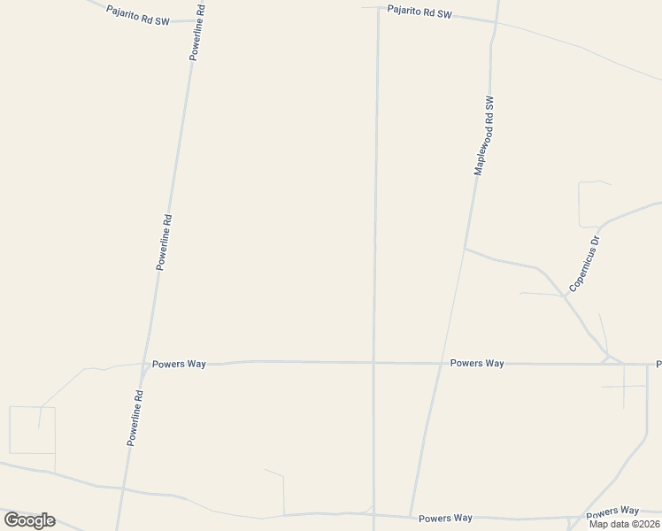 map of restaurants, bars, coffee shops, grocery stores, and more near 8450 Powers Way in Albuquerque