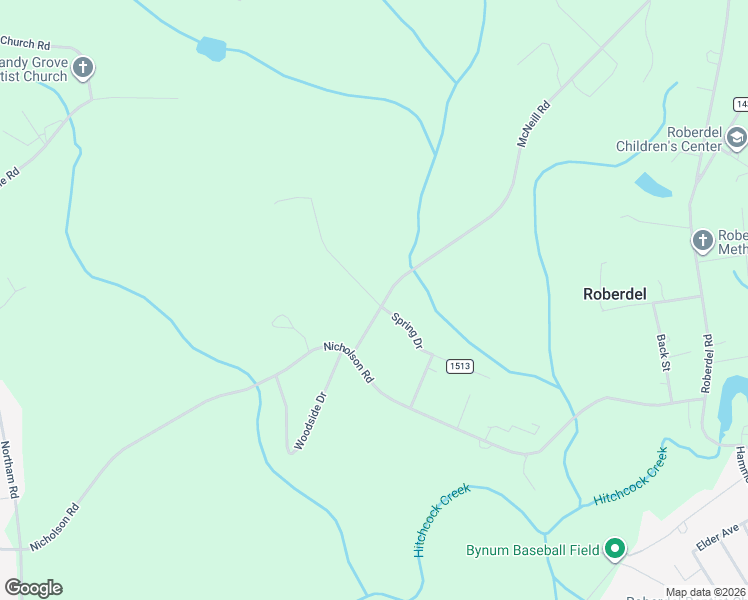 map of restaurants, bars, coffee shops, grocery stores, and more near 116-140 McNeill Road in Rockingham