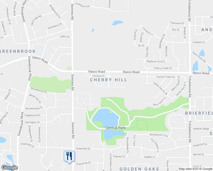 map of restaurants, bars, coffee shops, grocery stores, and more near 7877 Mulberry Boulevard in Southaven