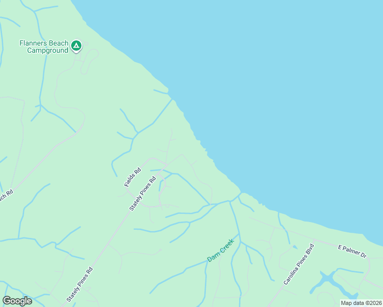 map of restaurants, bars, coffee shops, grocery stores, and more near 913 Stately Pines Road in New Bern