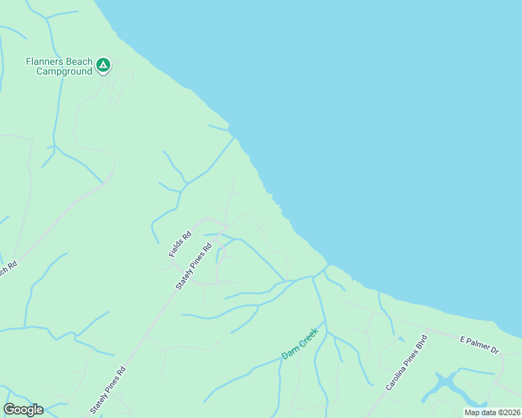 map of restaurants, bars, coffee shops, grocery stores, and more near 913 Stately Pines Road in New Bern