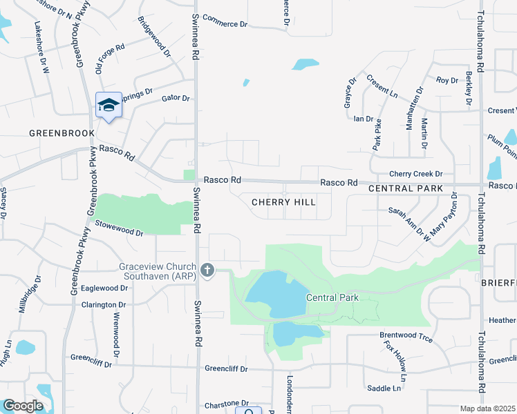 map of restaurants, bars, coffee shops, grocery stores, and more near 7898 Mayhaw Cove in Southaven