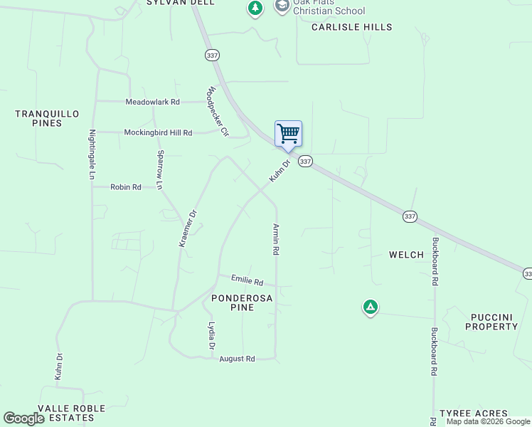 map of restaurants, bars, coffee shops, grocery stores, and more near 26 Armin Road in Tijeras