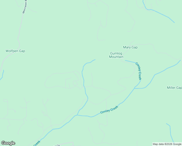 map of restaurants, bars, coffee shops, grocery stores, and more near 10154 Burkensmyth Lane in Blairsville