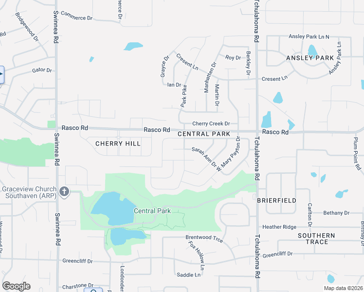 map of restaurants, bars, coffee shops, grocery stores, and more near 1623 Sarah Ann Cove in Southaven