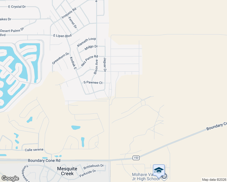 map of restaurants, bars, coffee shops, grocery stores, and more near 6226 South Vanderslice Road in Fort Mohave