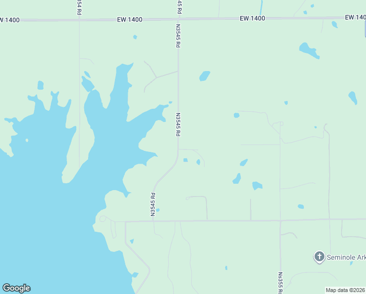 map of restaurants, bars, coffee shops, grocery stores, and more near 4064 N3545 Road in Konawa