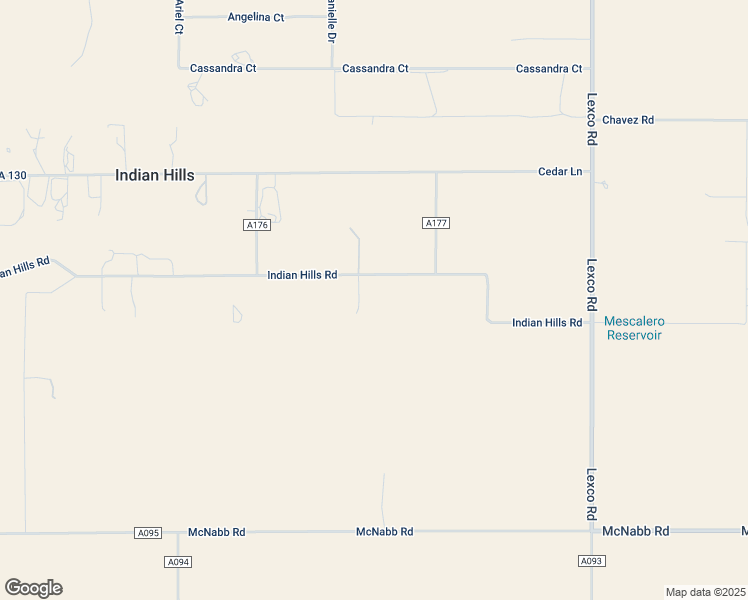 map of restaurants, bars, coffee shops, grocery stores, and more near 62 Indian Hills Road in Moriarty