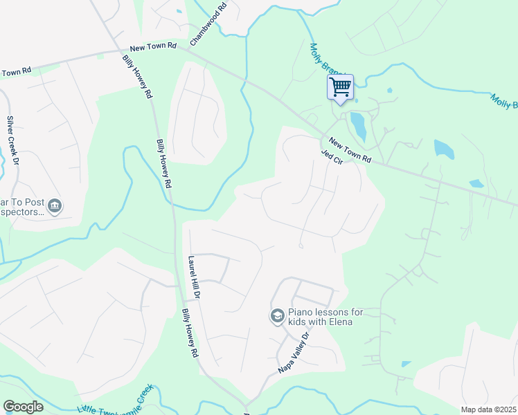map of restaurants, bars, coffee shops, grocery stores, and more near 4821 Sandtyn Drive in Waxhaw