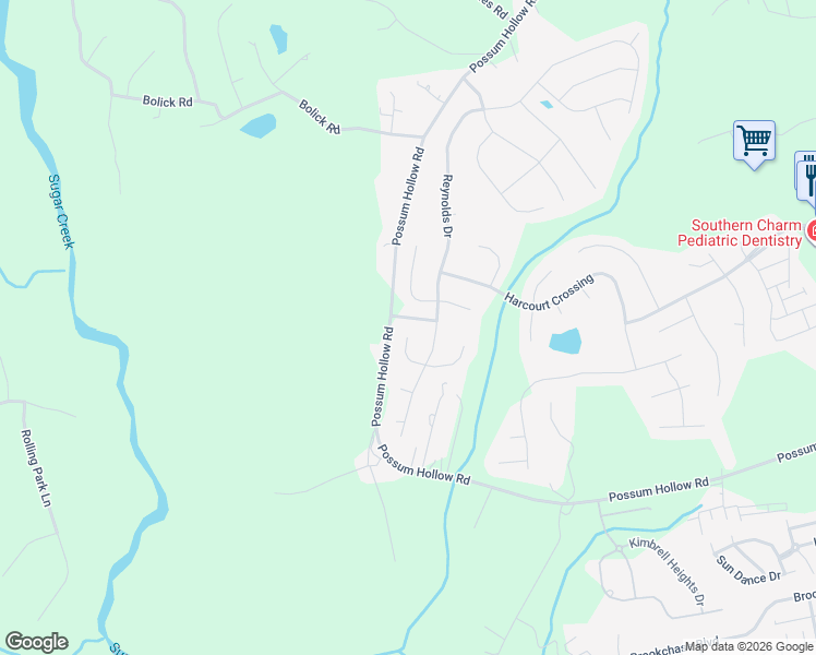 map of restaurants, bars, coffee shops, grocery stores, and more near 17240 West Marbella Lane in Indian Land