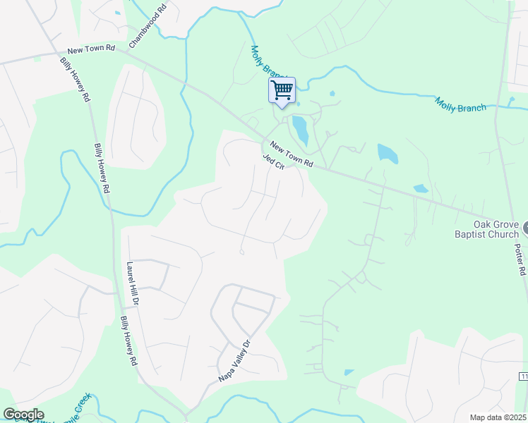 map of restaurants, bars, coffee shops, grocery stores, and more near 1408 Kronas Circle in Waxhaw