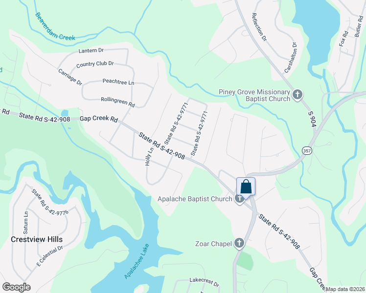 map of restaurants, bars, coffee shops, grocery stores, and more near 104 Briarcliff Way in Greer
