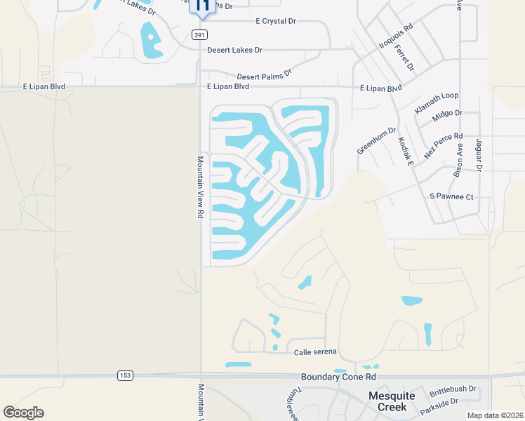 map of restaurants, bars, coffee shops, grocery stores, and more near 6183 Los Lagos Cove in Fort Mohave