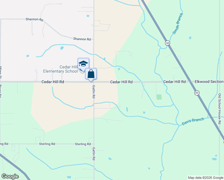 map of restaurants, bars, coffee shops, grocery stores, and more near 28131 Cedar Hill Road in Ardmore