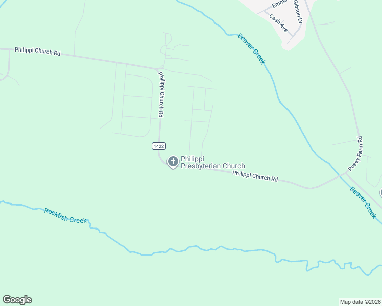 map of restaurants, bars, coffee shops, grocery stores, and more near 2800 Phillipi Church Road in Raeford