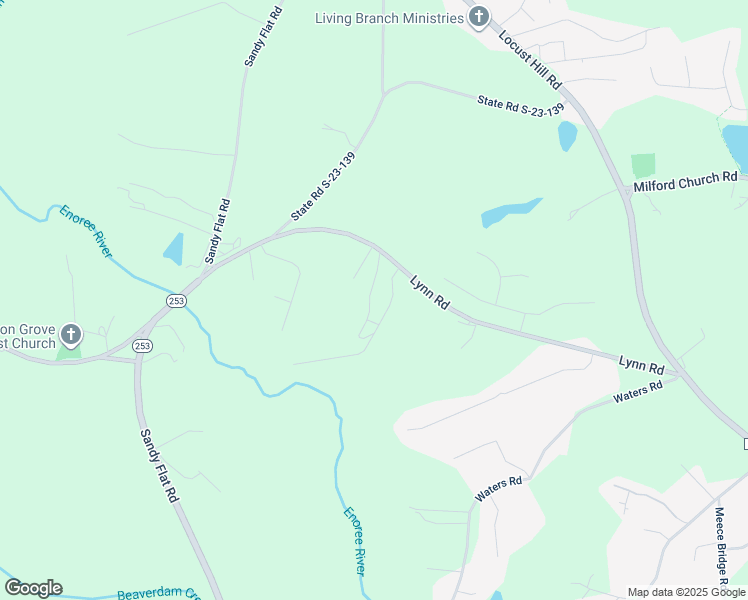 map of restaurants, bars, coffee shops, grocery stores, and more near 116 Homes Pond Lane in Taylors
