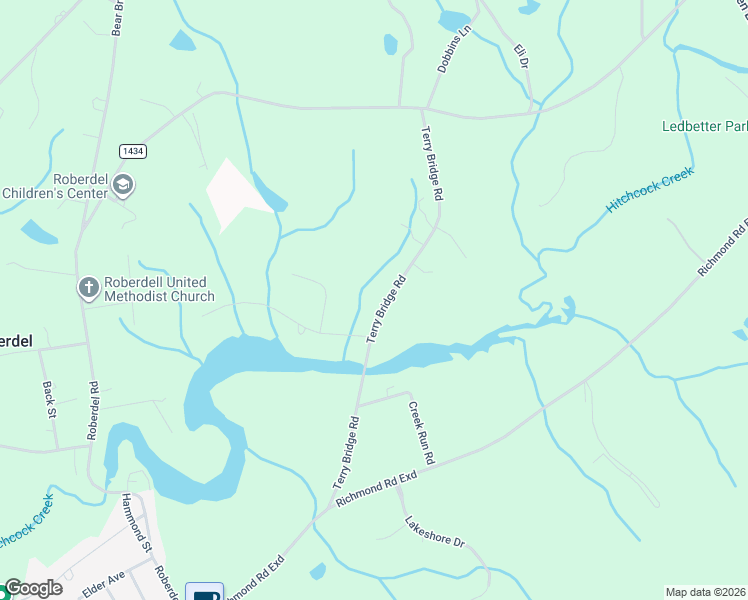 map of restaurants, bars, coffee shops, grocery stores, and more near 207 Terry Bridge Road in Rockingham