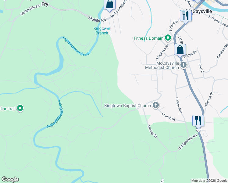 map of restaurants, bars, coffee shops, grocery stores, and more near 120 Brookhaven Lane in Blue Ridge