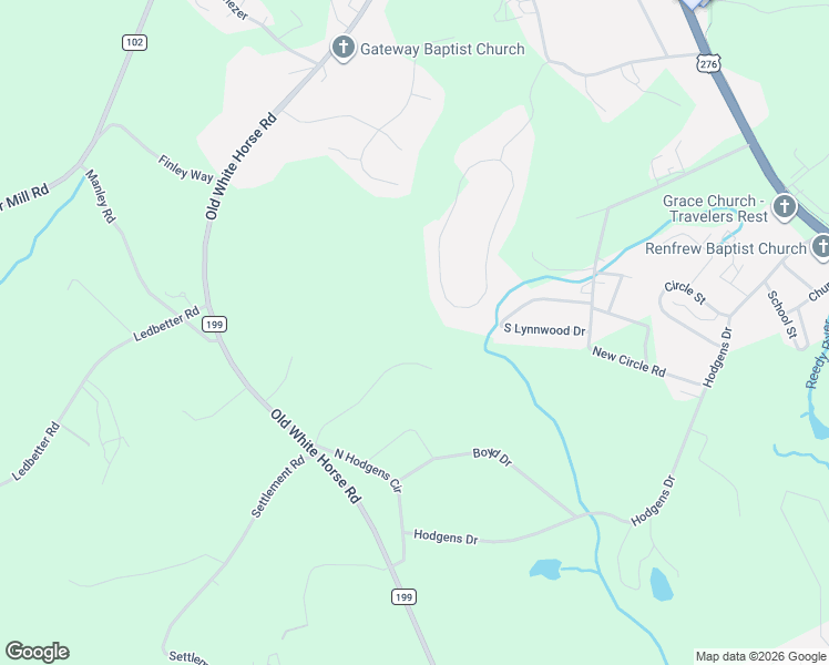 map of restaurants, bars, coffee shops, grocery stores, and more near 65 Ashley Court in Travelers Rest