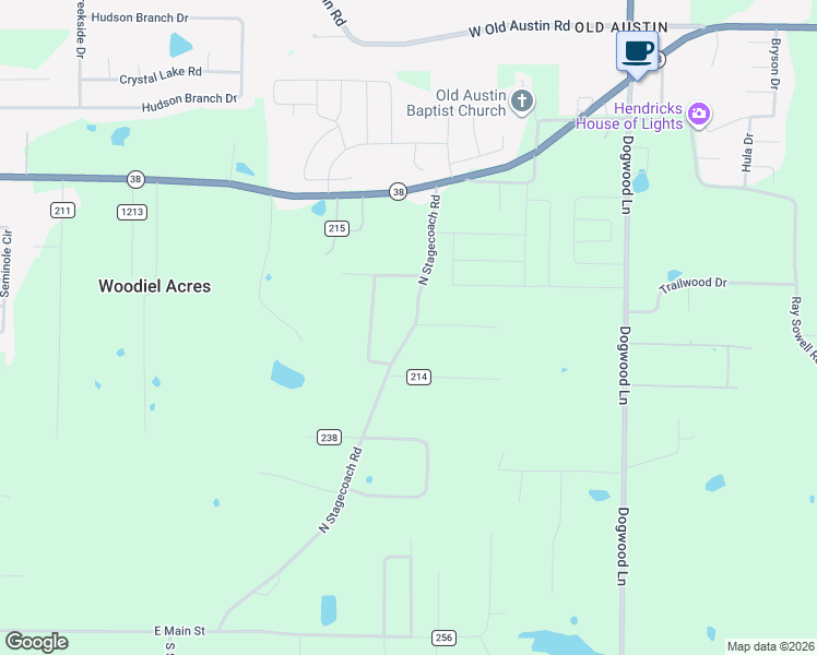map of restaurants, bars, coffee shops, grocery stores, and more near 840 County Road 219 in Cabot