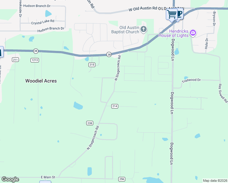 map of restaurants, bars, coffee shops, grocery stores, and more near 840 County Road 219 in Cabot