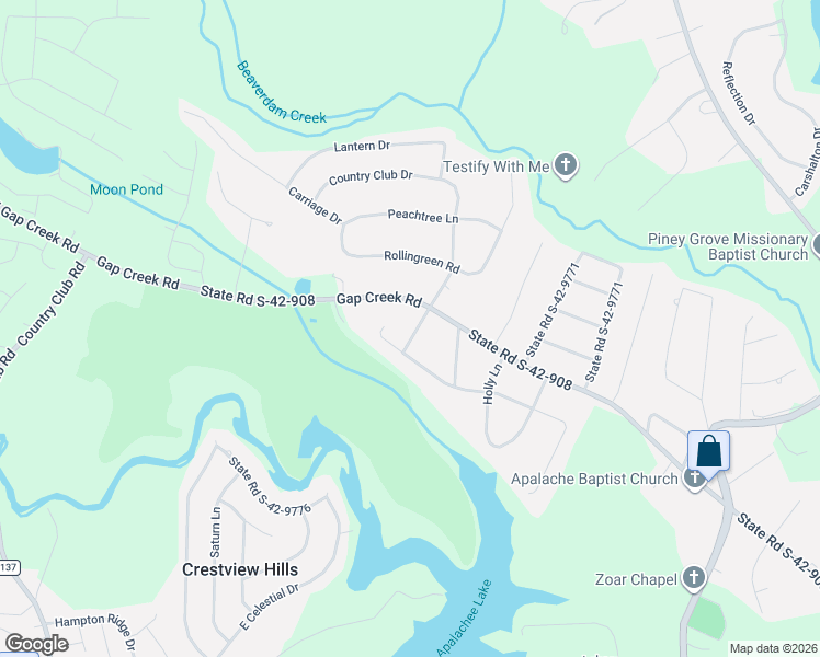 map of restaurants, bars, coffee shops, grocery stores, and more near 135 Colonial Drive in Greer